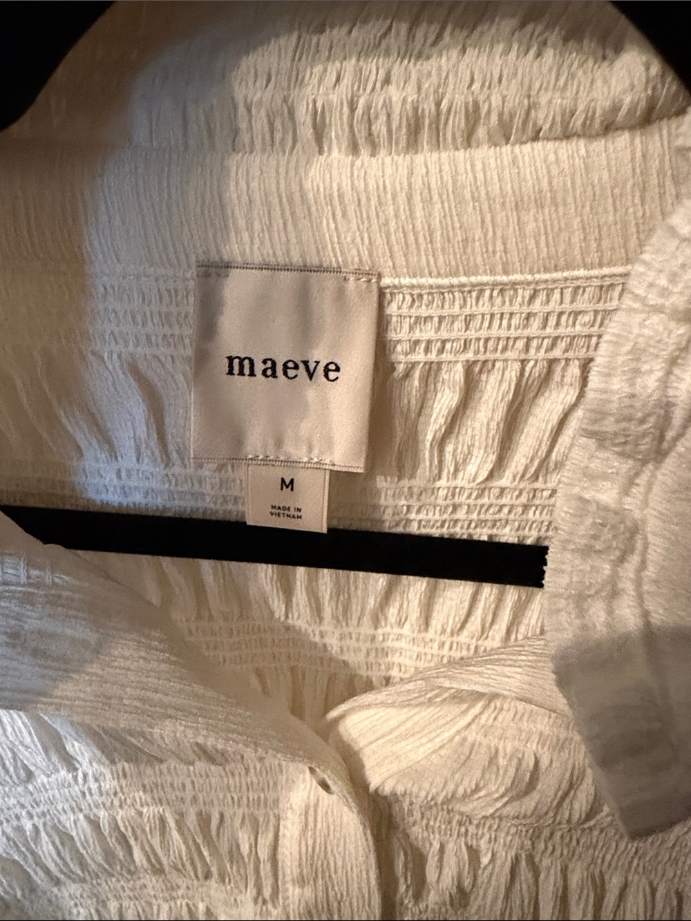 Anthropologie - Maeve - Smocked Button Down Top - Picture 4 of 10